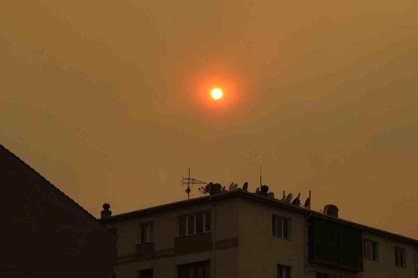 Yangının Gölgesi Eskişehir’de: Havadan Korkutan Görüntüler!