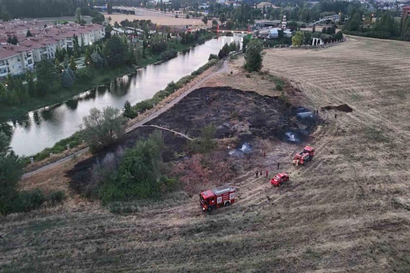 Odunpazarı’nda Alevler Yükseldi: Şüpheli Yangına Soruşturma