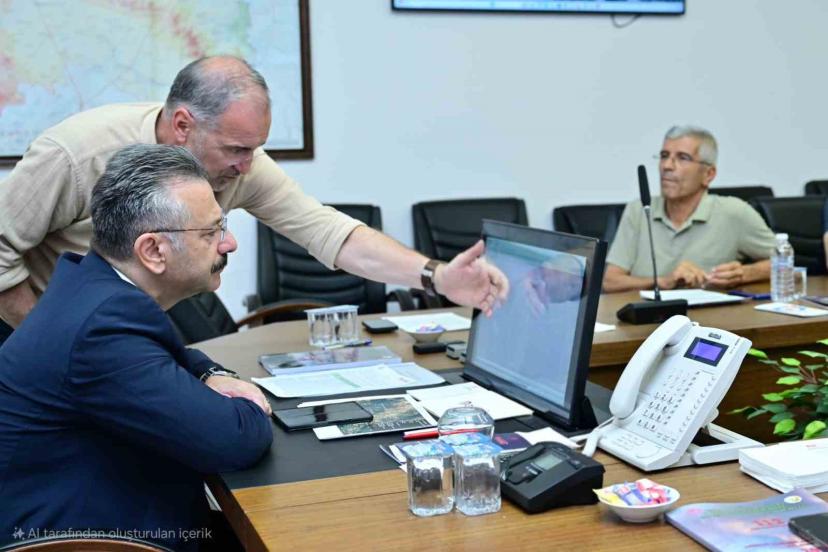 Gözler GAMER’de: Vali Hüseyin Aksoy Yangını Anbean Takip Ediyor