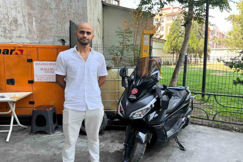 Motosiklet Kazasında Şoke Eden Anlar: Yaralı Sürücüye Yardım Edilmedi