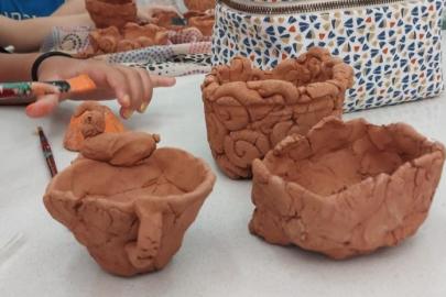 Çocuk Üniversitesi’nde minikler seramikle hayal güçlerini geliştirdi