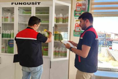 Eskişehir’de bitki koruma ürünleri satış yerlerine çapraz denetim