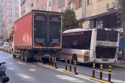 ESNAF VE VATANDAŞ ŞAŞKIN: KAMYON DUBALARI YOK ETTİ!