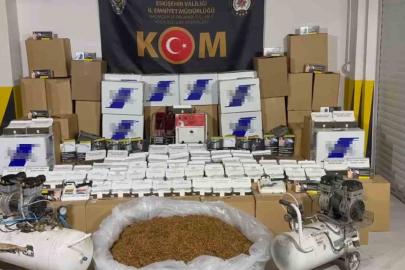 Eskişehir’de 315 kilogram kaçak tütün ele geçirildi