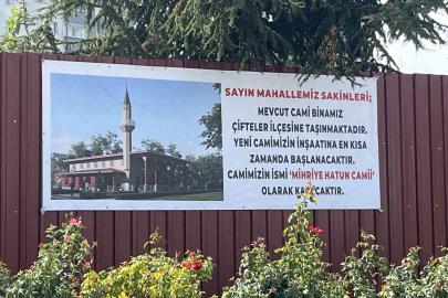 Mıhriye Hatun Camii taşınıyor