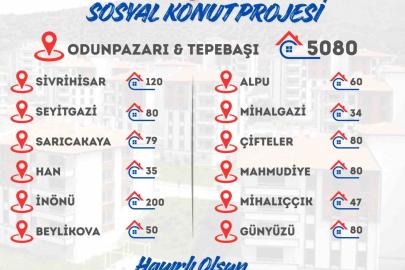 ’Eskişehir Sosyal Konut Projesi’ başvuruları başladı