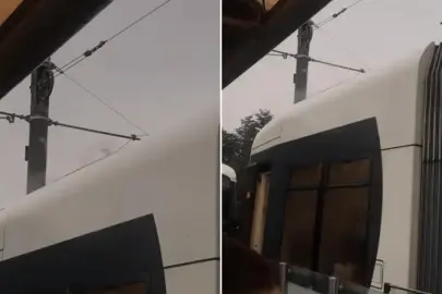 ESKİŞEHİR’DE TRAMVAYDA PATLAMA! YOLCULAR SON ANDA KURTULDU!
