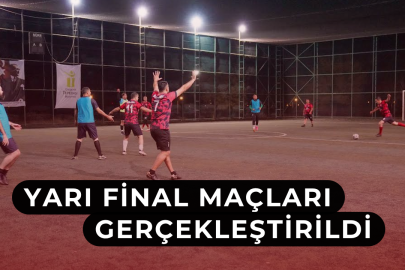 Futbol turnuvasında heyecan sürüyor