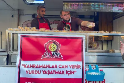 ALTES GRUBUNDAN KAHRAMAN ŞEHİTLER İÇİN DUYGULANDIRAN ETKİNLİK!