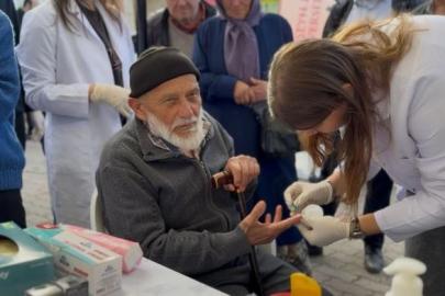 BŞEÜ’den Pelitözü halkına diyabet etkinliği