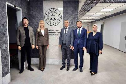 Adliyeye çocuk bekleme ve oyun odası kütüphanesi kuruldu