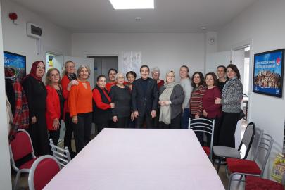 Başkan Ataç Belde Evi kursiyerlerini ziyaret etti