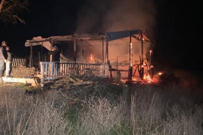 Bilecik’te benzinle mangal yakma girişimi bağ evini küle çevirdi