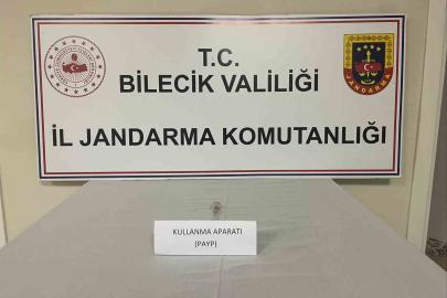 Bilecik’te ’Dur’ ihtiyarına araç içinden payp çıktı