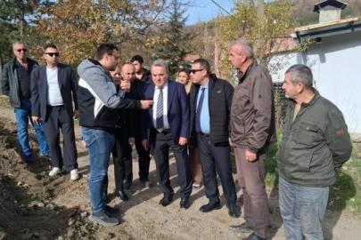 Bilecik’te Muratdere Köyü içmesuyu hattı incelendi