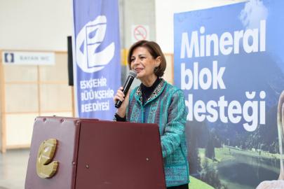 Han ve Mahmudiye’deki üreticilere mineral blok desteği sağlandı