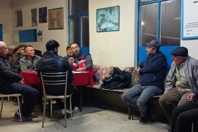 Kütahya’da akşam çiftçi toplantıları başladı