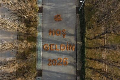 Sazova Parkı’nda doğayla yeni yıl mesajı: “Hoş Geldin 2026”