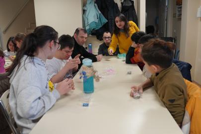 Tepebaşı’nda özel bireyler ve öğrenciler aynı atölyede buluştu