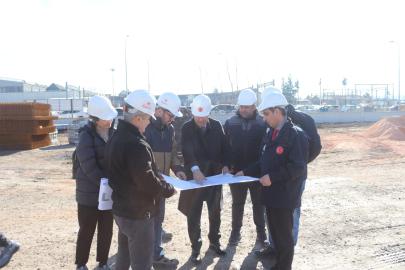 Yeni hizmet binasında çalışmalar sürüyor: Hedef 2026