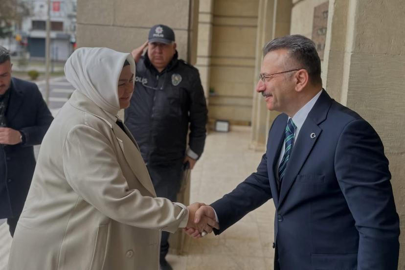 Milletvekili Ayşen Gürcan’dan Vali Hüseyin Aksoy’a veda ziyareti!