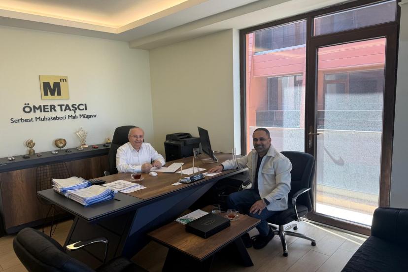 Gökhan Yıldırım’dan Mali Müşavir Ömer Taşcı’ya Ziyaret!