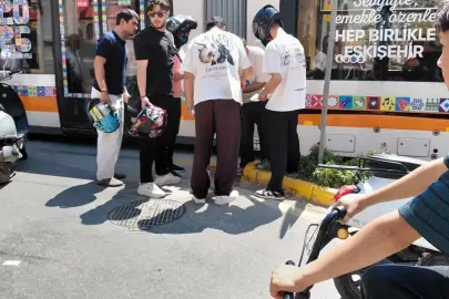 Taksi ile Motosiklet Çarpıştı: 1 Yaralı
