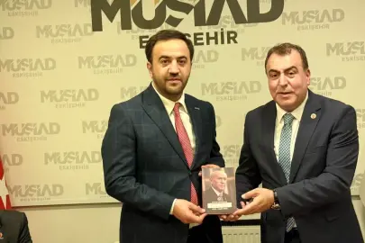 MHP Eskişehir İl Başkanlığı’ndan MÜSİAD Eskişehir Şubesi’ne ziyaret